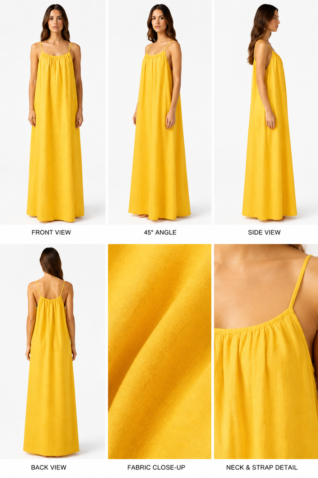 Mango Backless Maxi Dress
