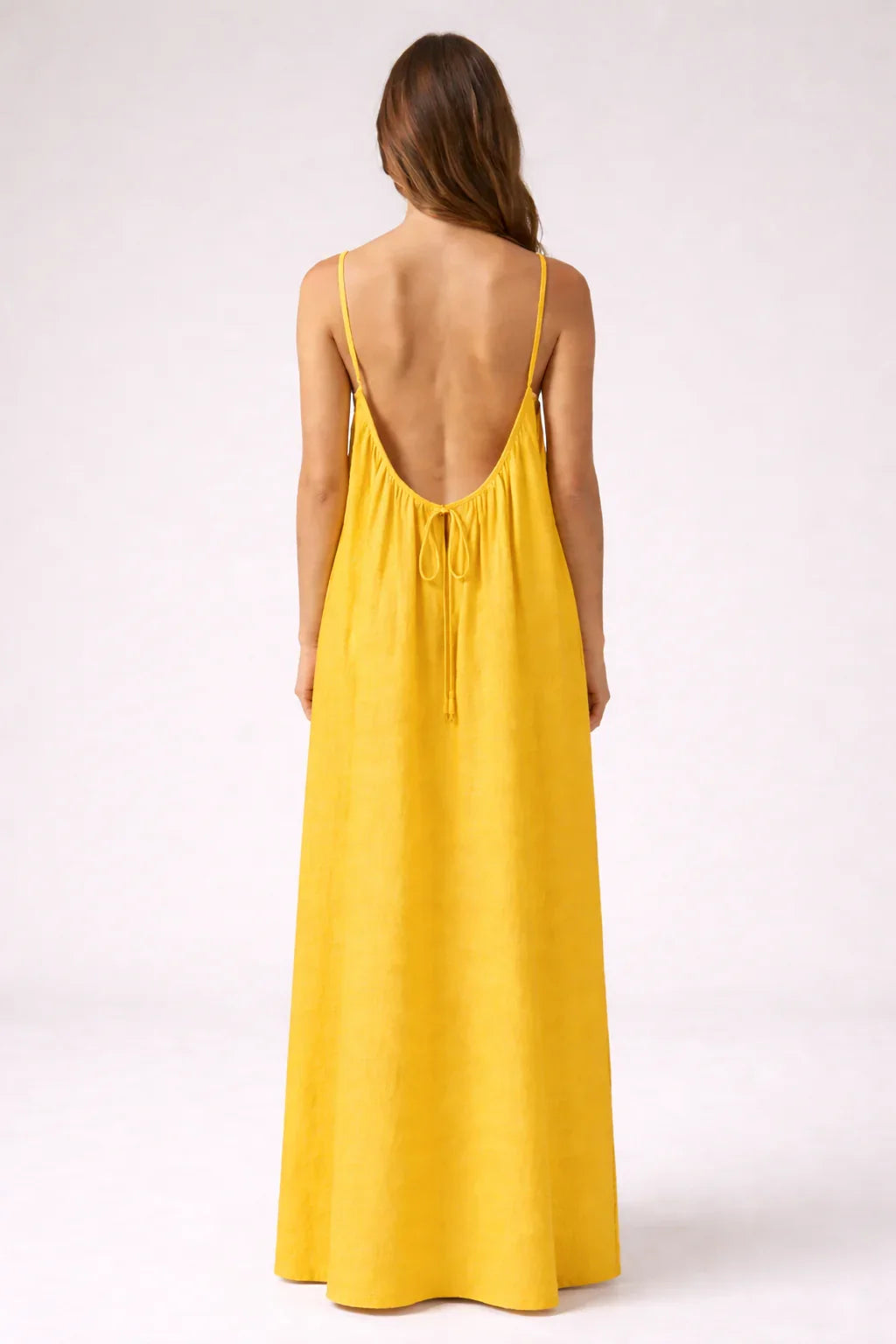 Mango Backless Maxi Dress