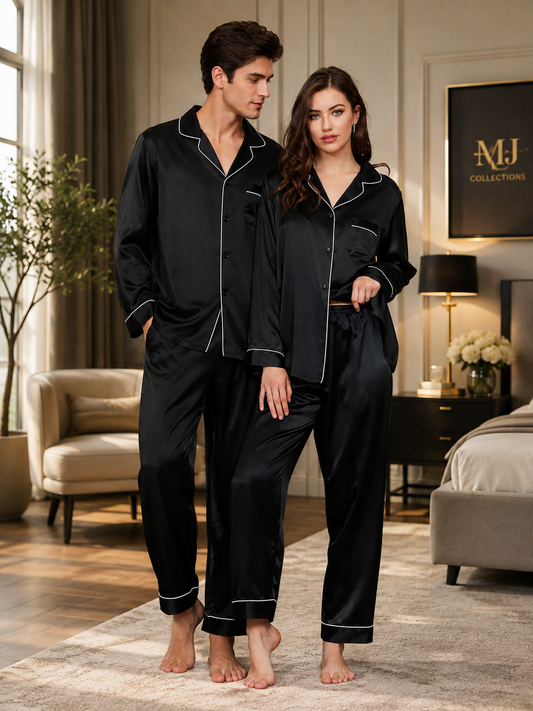 Couple Silk Suit — His & Her Matching Set
