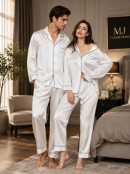 Couple Silk Suit — His & Her Matching Set